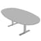 Skutchi Designs 45.25 in W, 71.5 in L, 29 in H, Engineered Wood Top, Grey HAR-BOVL-46X72-T-XD01 - alternate 1